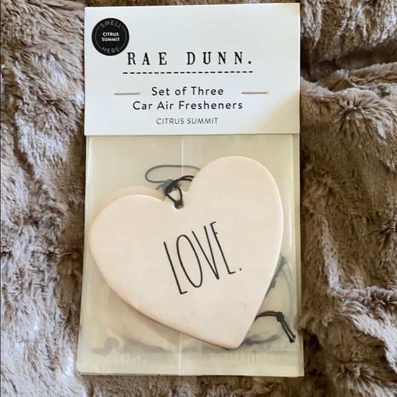 Rae Dunn Accessories - Rae Dunn LOVE Car Air Fresheners NWT